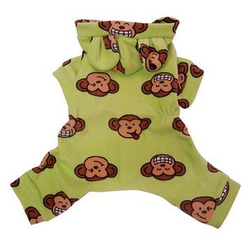 Lime Silly Monkey Dog Pajamas
