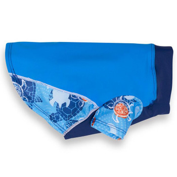 Flaming Blue Tuga Sun Protective Lightweight Dog Shirt - Rash gard