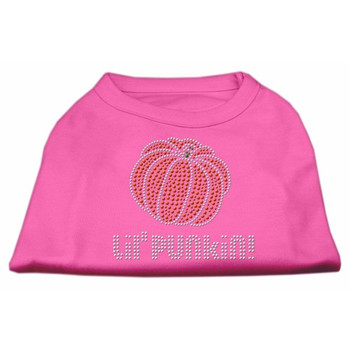 Lil' Punkin' Rhinestone Shirts - Bright Pink