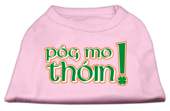Pog Mo Thoin Screen Print Shirt - Light Pink