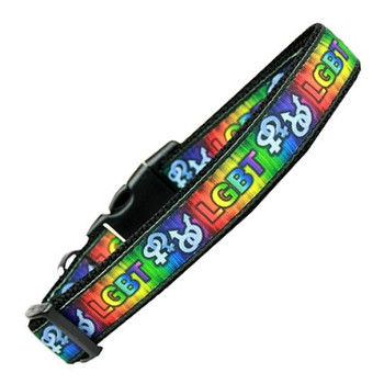 LGBT Nylon Dog  & Cat Collar