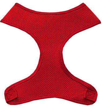 Soft Mesh Pet Harnesses - Red