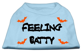 Feeling Batty Screen Print Shirts - Baby Blue