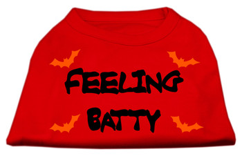 Feeling Batty Screen Print Shirts - Red