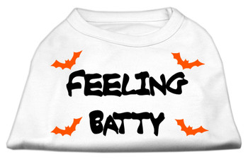Feeling Batty Screen Print Shirts - White