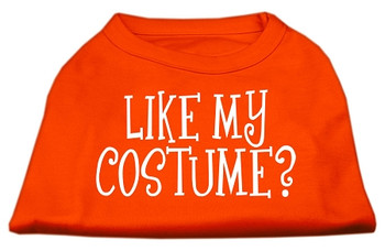 Like My Costume? Screen Print Shirt - Orange