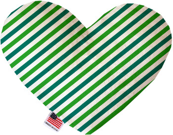 Lucky Stripes Canvas Heart Dog Toy, 2 Sizes