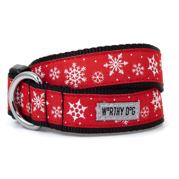 Worthy Dog Let It Snow Pet Dog Collar