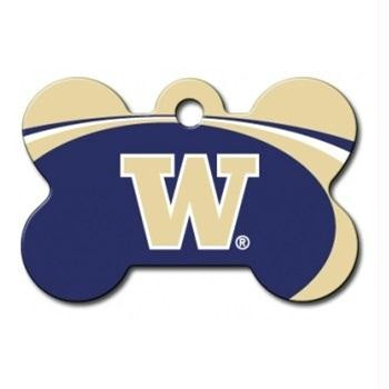 Washington Huskies Bone ID Tag