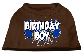 Birthday Boy Screen Print Shirts - Brown