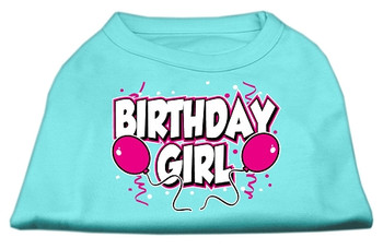 Birthday Girl Screen Print Shirts - Aqua