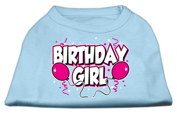 Birthday Girl Screen Print Shirts - Baby Blue