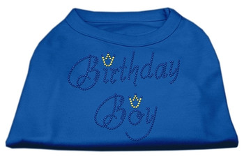 Birthday Boy Rhinestone Shirts - Blue