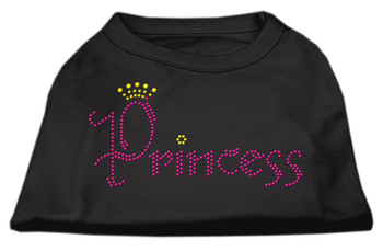 Princess Rhinestone Shirt - Black