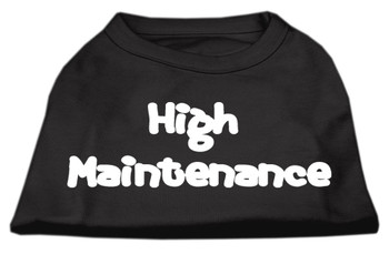 High Maintenance Screen Print Shirts - Black