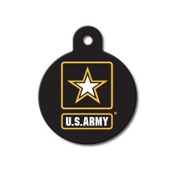 US Army Large Circle ID Tag