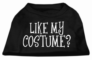 Like My Costume? Screen Print Shirt - Black