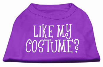 Like My Costume? Screen Print Shirt - Purple