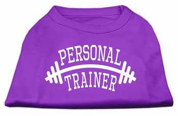 Personal Trainer Screen Print Shirt - Purple