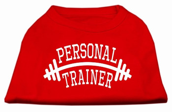 Personal Trainer Screen Print Shirt - Red