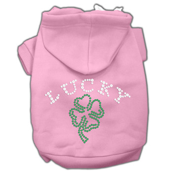 Four Leaf Clover Outline Hoodies - Pink