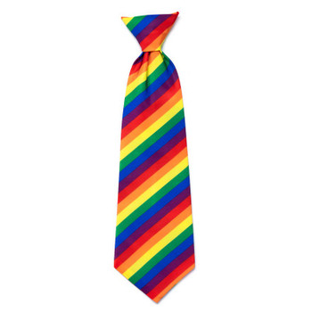 Rainbow Stripe Pet Dog Neck Tie