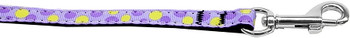 Confetti Dots Nylon Collar Lavender 3/8 Wide 4ft Lsh