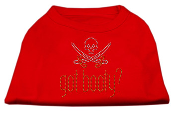 Got Booty? Rhinestone Shirts - Red