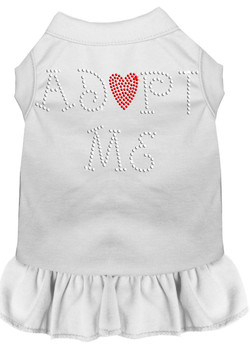 Adopt Me Rhinestone Dress - White