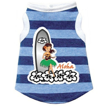 Dog Tank - Aloha Surf by Hip Doggie - Size Large