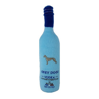 Grey Dogs Vodka Plush Dog Toy