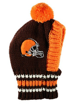 NFL Cleveland Browns Dog Knit Ski Hat