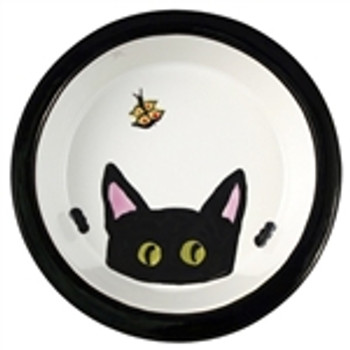 Melia Black Cat Peek Bowl