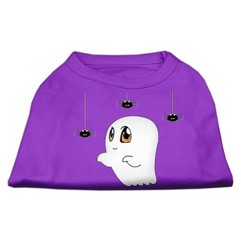 Halloween - Cute Sammy the Ghost Dog Tank Shirt - Purple