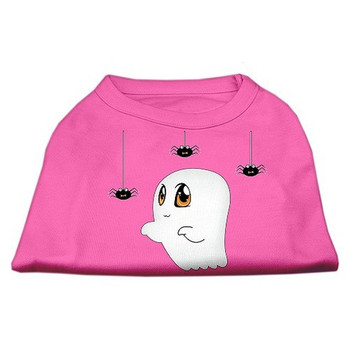 Halloween - Cute Sammy the Ghost Dog Tank Shirt - Pink