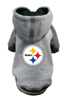 NFL Pittsburgh Steelers Licensed Dog Hoodie - Small - 3X