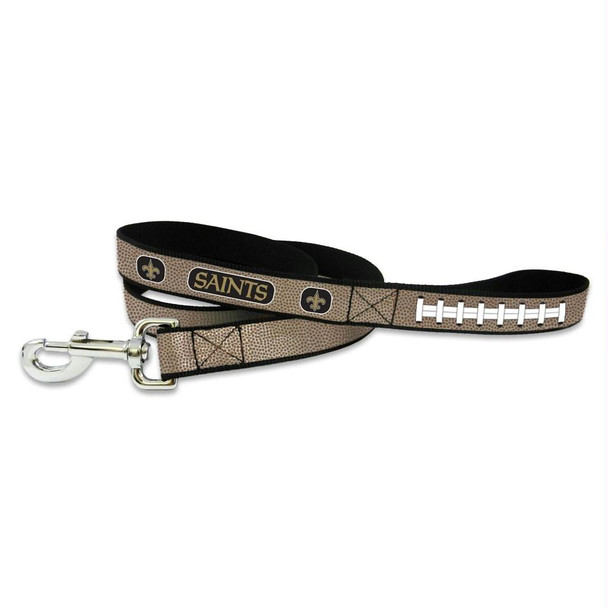 New Orleans Saints Reflective Football Pet Leash