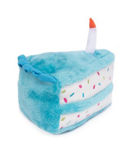 Birthday Cake Pet Dog Toy - Blue