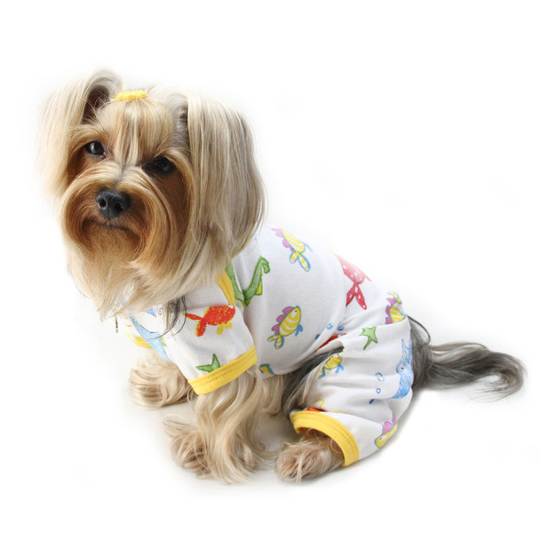 Ocean Pals Cotton Knit Dog Pajamas
