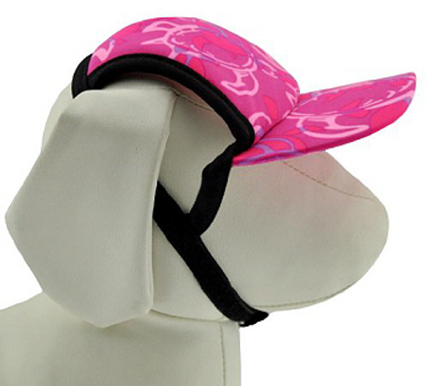 Tuga Pink Sun Protective Dog Visor Hats for Dogs