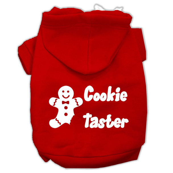 Cookie Taster Screen Print Pet Hoodies - Red