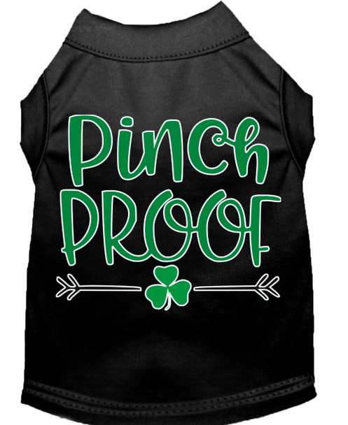 Pinch Proof Screen Print Dog Shirt - Black