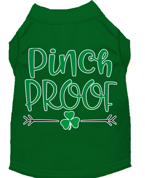 Pinch Proof Screen Print Dog Shirt - Green