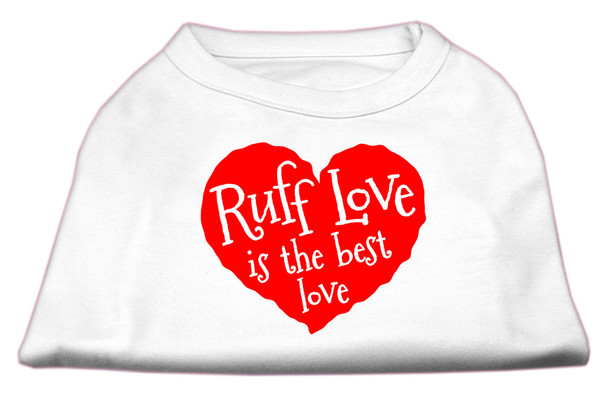 Ruff Love Screen Print Shirt - White