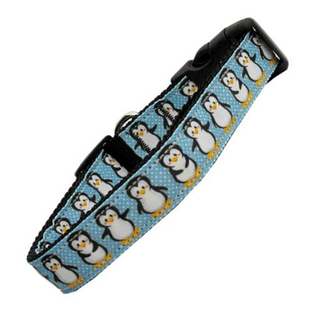 Penguins Nylon Dog & Cat Collar