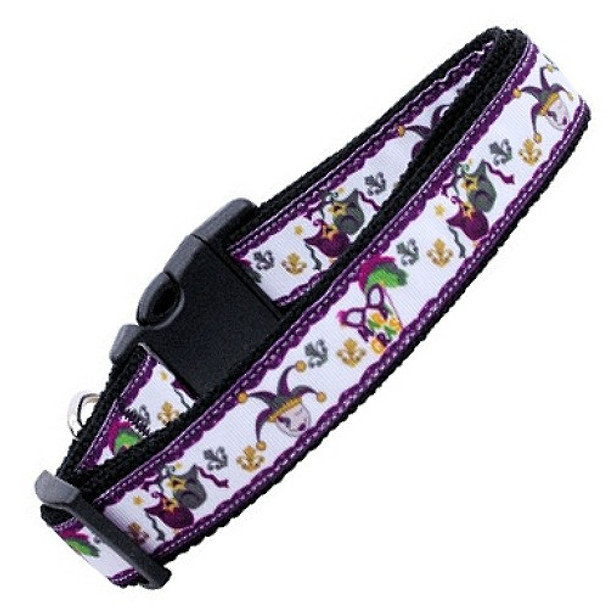 Mardi Gras Nylon Dog & Cat Collar