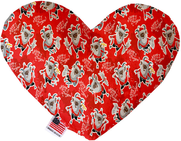 Krampus Heart Dog Toy, 2 Sizes