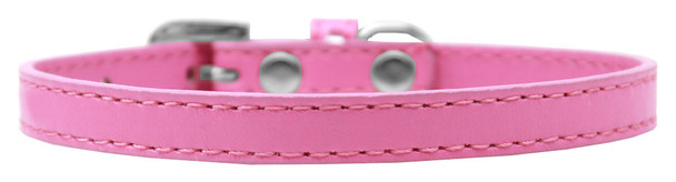 Omaha Plain Puppy Collar - Bright Pink