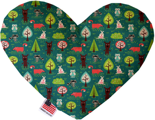 Forest Follies Canvas Heart Dog Toy, 2 Sizes