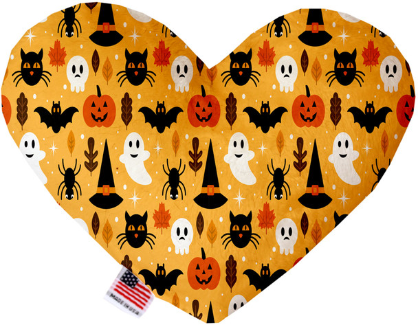 Happy Halloween Canvas Heart Dog Toy, 2 Sizes